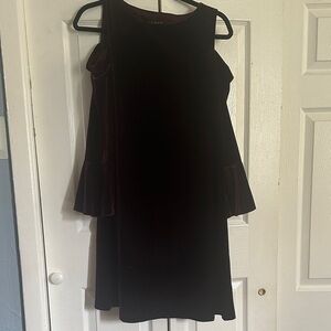 Ralph Lauren Long Sleeve Dress in Rich Burgundy